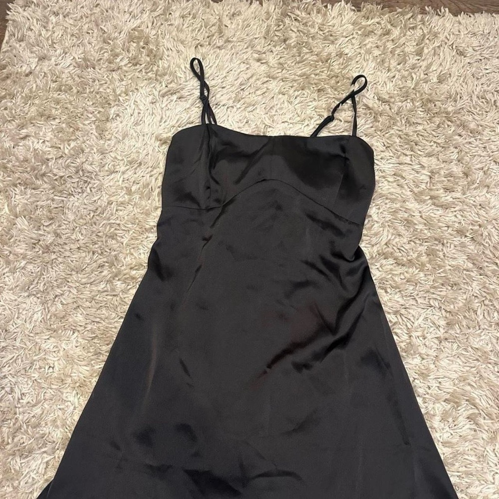 urban outfitters satin mini dress